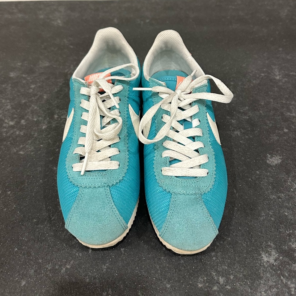 Vintage Teal Blue / Turquoise Nike Cortez